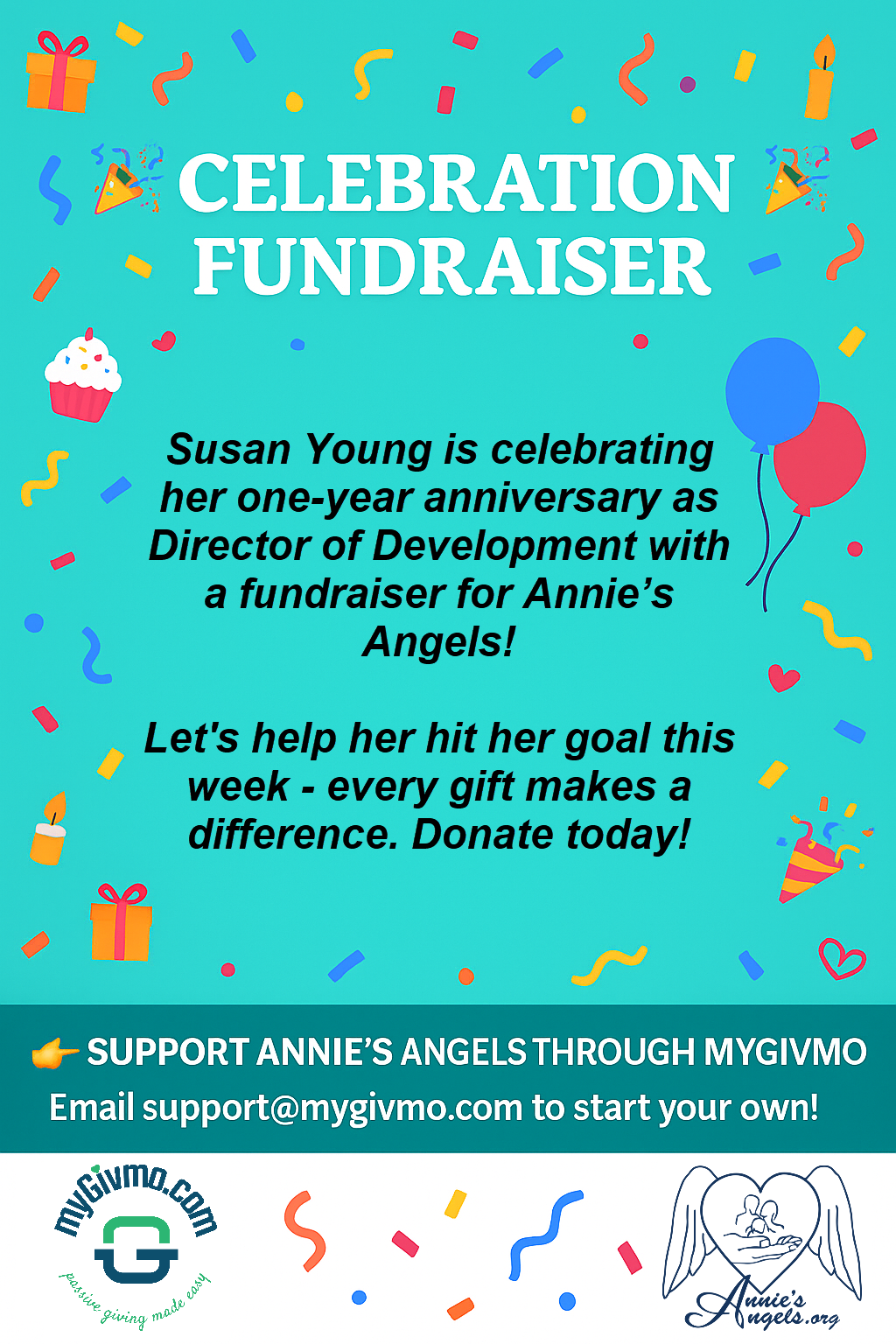 Susan Youngs Celebration Fundraiser
